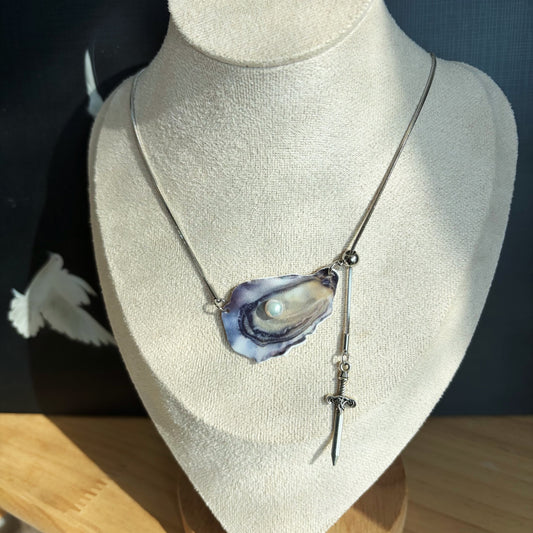 【The World is Your Oyster】Pull-thru Necklace